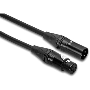 Hosa Technology 3-Pin XLR Male to 3-Pin XLR Female (20 Gauge) Balanced Microphone Cable - 10'