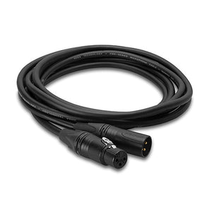 Hosa Technology 3-Pin XLR Male to 3-Pin XLR Female (20 Gauge) Balanced Microphone Cable - 3'