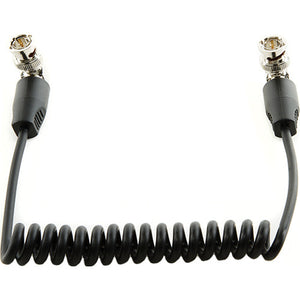 SHAPE Coiled SDI Cable with Right Angle Connectors