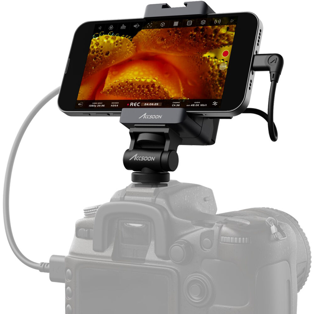 Accsoon SeeMo iOS/HDMI Smartphone Adapter (Black) – Voice and