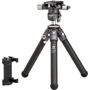 Benro TablePod Kit Carbon Fiber Tripod and Ball Head with Quick Release Plate and Smartphone Adapter