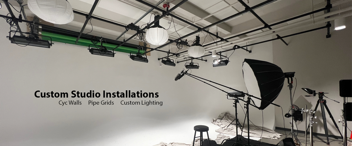 Voice and Video Sales custom lighting installation in San Diego studio