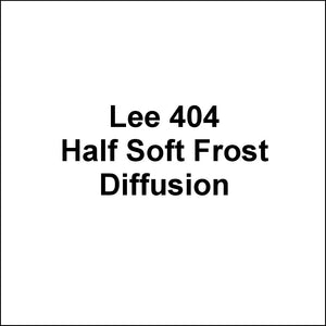 Lee 404 Half Soft Frost Diffusion Lighting Gel Wide Roll 60"x20ft ** SOLD BY THE FOOT ONLY**