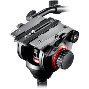 Open Box Manfrotto 536 Carbon Fiber Video Tripod with 504HD Fluid Head