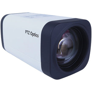PTZOptics 12X 1080P HD-SDI Box Camera (White w/ US Style Power Supply)
