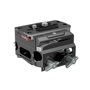 SmallRig Lightweight Magnesium Alloy Baseplate with Dual 15mm LWS Rod Clamp - 3067