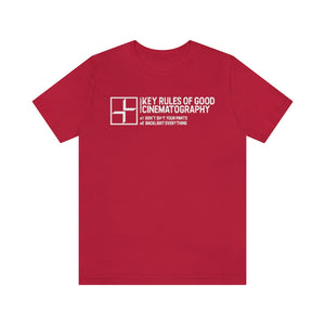 "Rules of Cinematography" Tee
