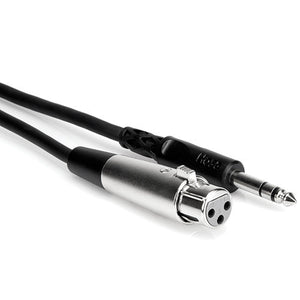 Hosa Stereo 1/4" Male to 3-Pin XLR Female Interconnect Cable