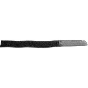 Hosa Technology 5 Piece Pack of 8" Hook & Loop Plain Black Cable Wraps