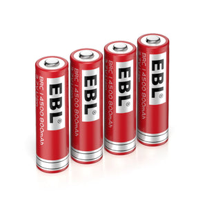 EBL 14500 Lithium-Ion Rechargeable Batteries 800mAh 3.7V