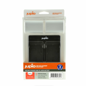 Jupio Value Pack: 2x Battery LP-E6N *ULTRA* 2040mAh + USB Dual Charger