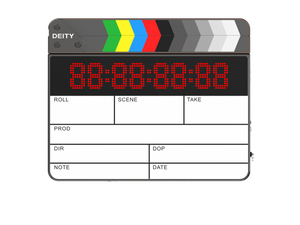 Deity Microphones TC-SL1 Wireless Timecode Smart Slate (Bluetooth, 2.4 GHz)