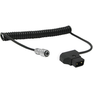 Core SWX Coiled D-Tap to 2-Pin Cable for Blackmagic Pocket 4K & 6K (18 to 48")