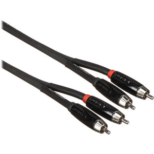 Roland Black Series Dual RCA to Dual RCA Cable (3')