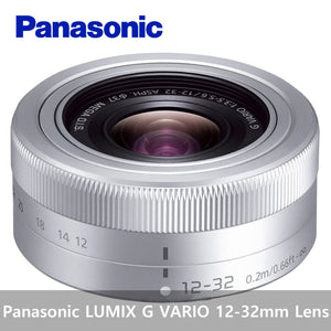 Panasonic LUMIX G VARIO 12-32mm f/3.5-5.6 Lens Silver ASPH MEGA OIS Bulk Package